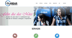 Desktop Screenshot of clarearturismo.com.br